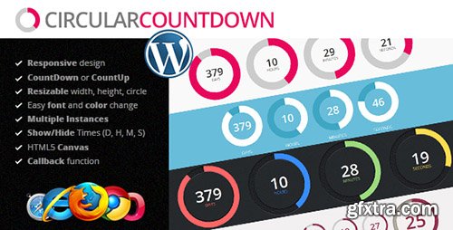 CodeGrape - Circular Countdown WordPress Plugin (Update: 28 July 16) - 2430