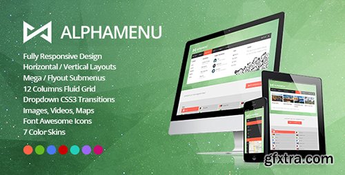 CodeGrape - AlphaMenu Responsive jQuery Mega Menu (Update: 22 June 16) - 5220