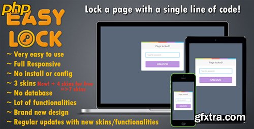 CodeGrape - PHP Easy Lock v1.0 - Add Password On Your Page - 6425