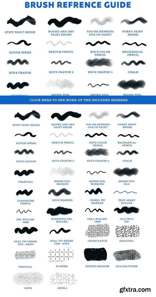 CreativeMarket Essential Cartoon Brush Pack 1138108