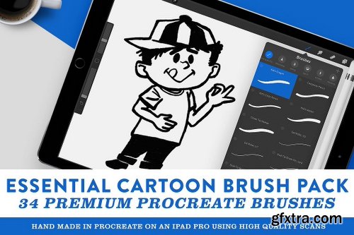 CreativeMarket Essential Cartoon Brush Pack 1138108