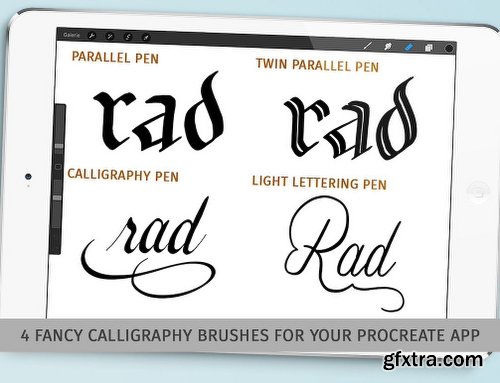 CreativeMarket Calligraphy Brushpack for Procreate 1139126