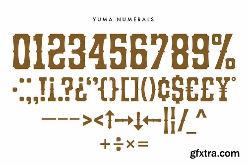 CreativeMarket The Numerals Collection 1138427