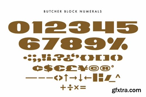 CreativeMarket The Numerals Collection 1138427