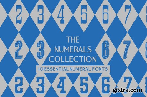 CreativeMarket The Numerals Collection 1138427