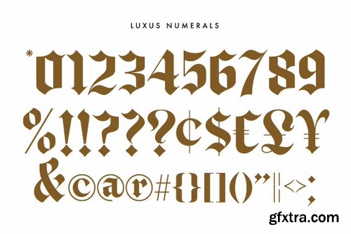 CreativeMarket The Numerals Collection 1138427