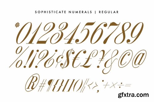 CreativeMarket The Numerals Collection 1138427