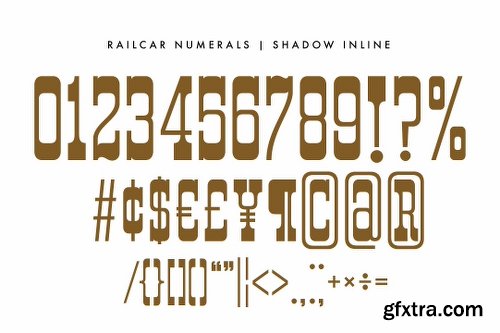 CreativeMarket The Numerals Collection 1138427