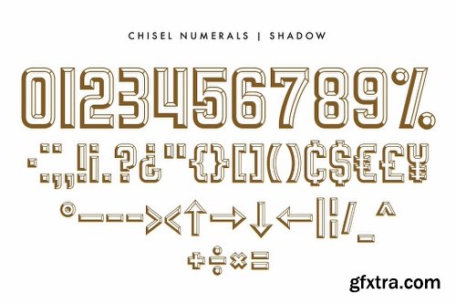 CreativeMarket The Numerals Collection 1138427