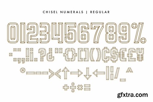 CreativeMarket The Numerals Collection 1138427