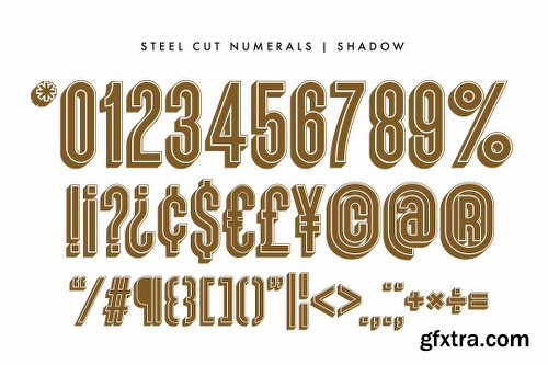 CreativeMarket The Numerals Collection 1138427