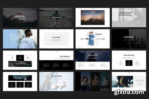 Graphicriver Crystal PowerPoint Template 19158684