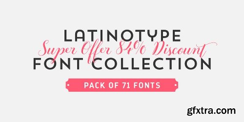 Latinotype Font Collection 71 Fonts