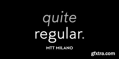 MTT Milano Font Family - 10 Fonts