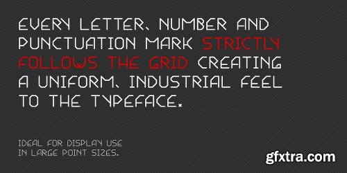 P49 Font Family - 4 Fonts