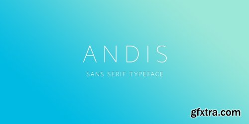 Andis Font Family - 12 Fonts