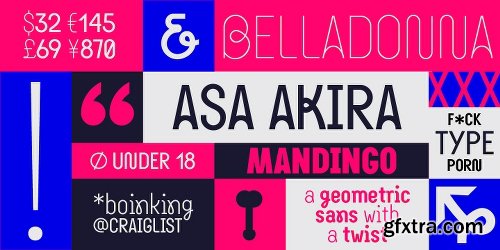 Kinky Font Family - 12 Fonts