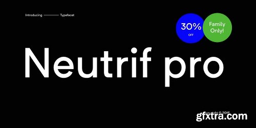 Neutrif Pro Font Family - 10 Fonts