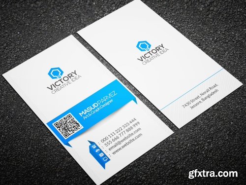 CreativeMarket Newrow Corporate Business Card 1136437