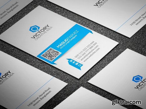 CreativeMarket Newrow Corporate Business Card 1136437