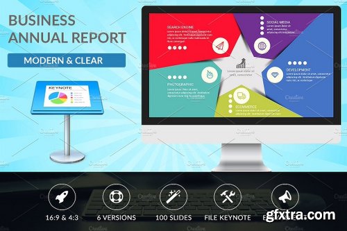 CreativeMarket Business Annual Report Keynote 919366