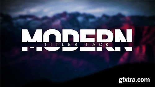 Videohive - Modern Intro Titles Pack lll - 19254191