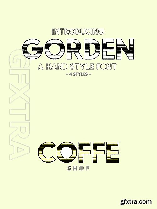 CM - Gorden A Hand Style Font 1153744