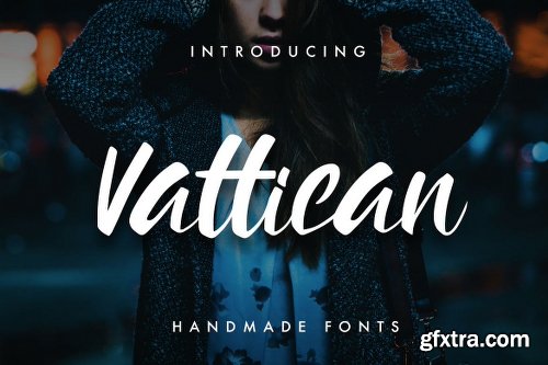 Vattican - Handmade Brush Font