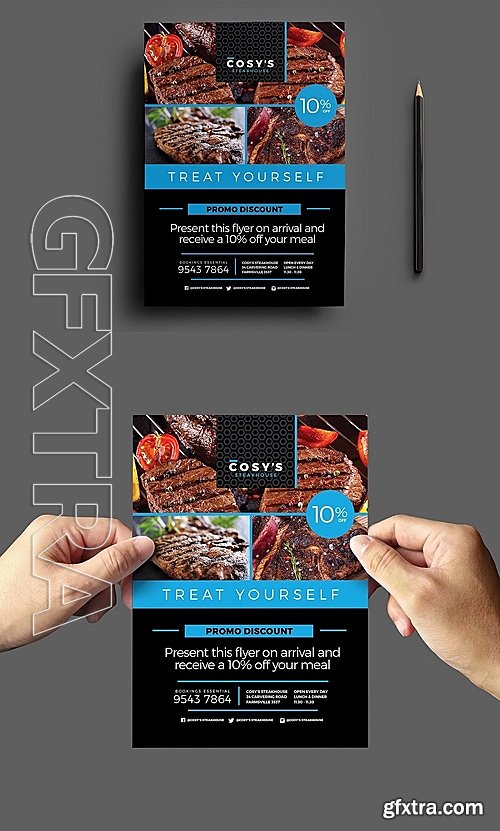 CM - Restaurant Flyer Template 944111