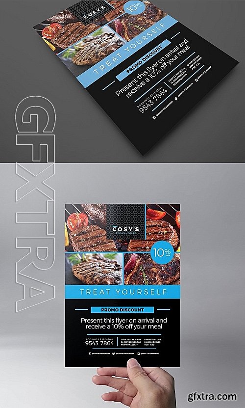 CM - Restaurant Flyer Template 944111