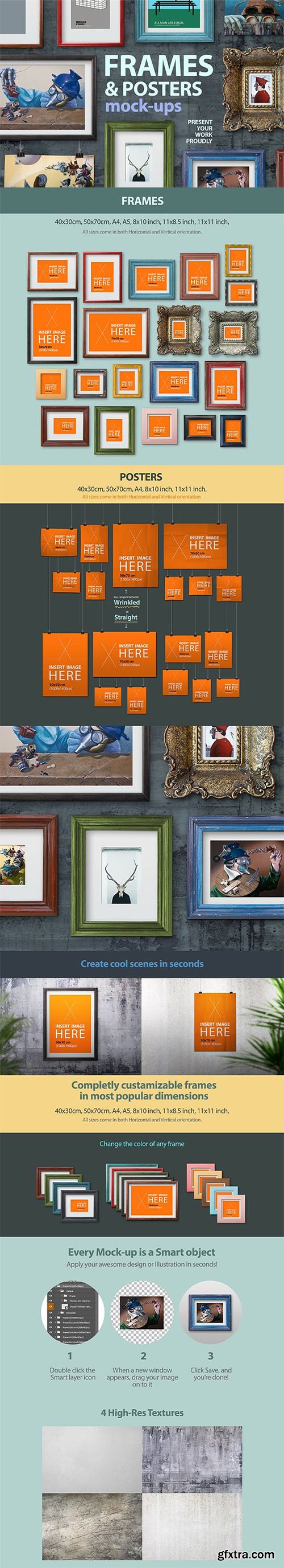 Frames and poster mock-ups - CM 1147234