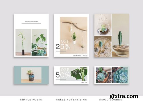 CreativeMarket NATURALIS Social Media Pack 1149332