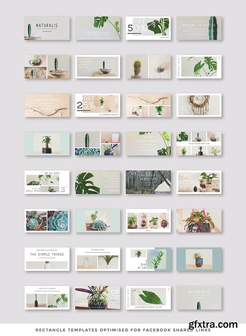 CreativeMarket NATURALIS Social Media Pack 1149332