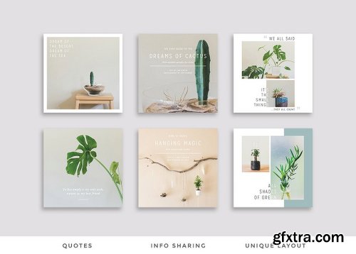 CreativeMarket NATURALIS Social Media Pack 1149332