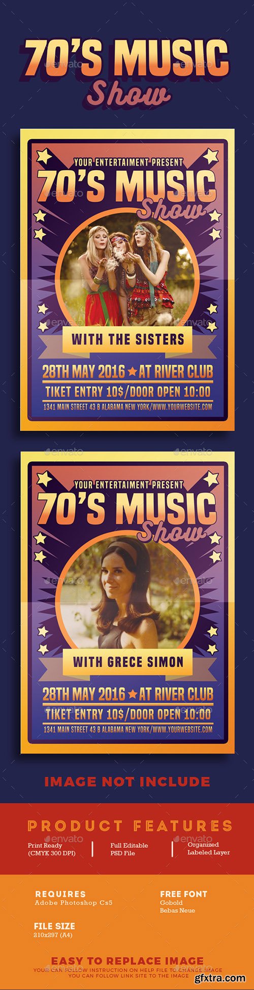 Graphicriver 70's Music Show Poster Flyer 16142553