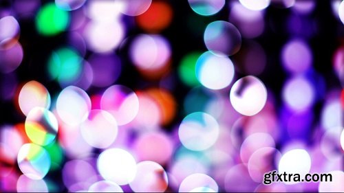 Blinking bokeh lights