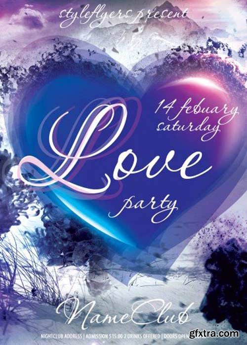 Love Party V16 Club and Party Flyer PSD Template