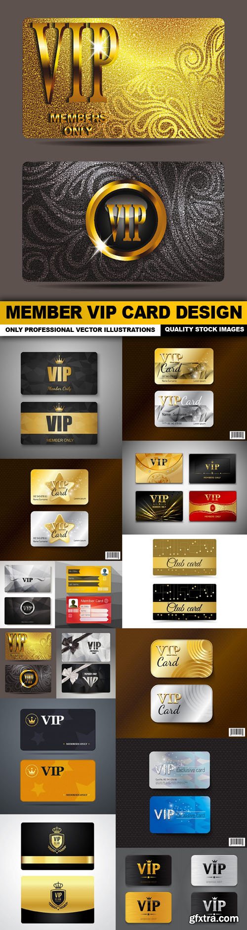 Member Vip Card Design - 15 Vector