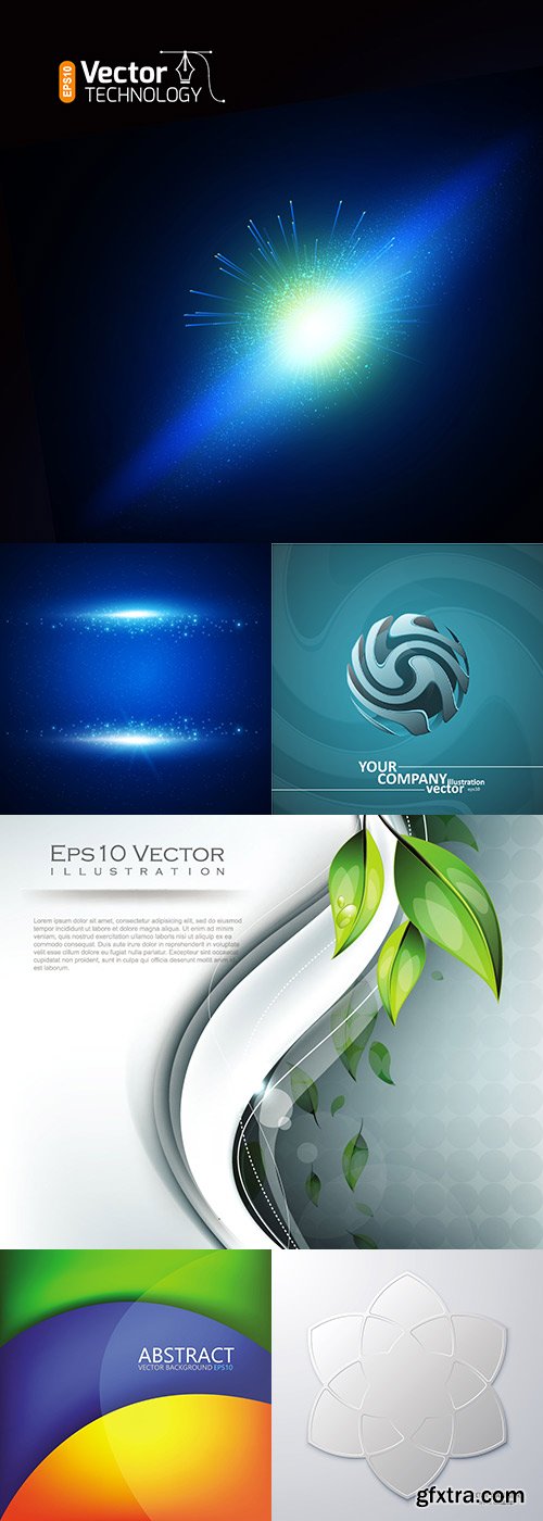 Collection of Vector Abstract Backgrounds 5