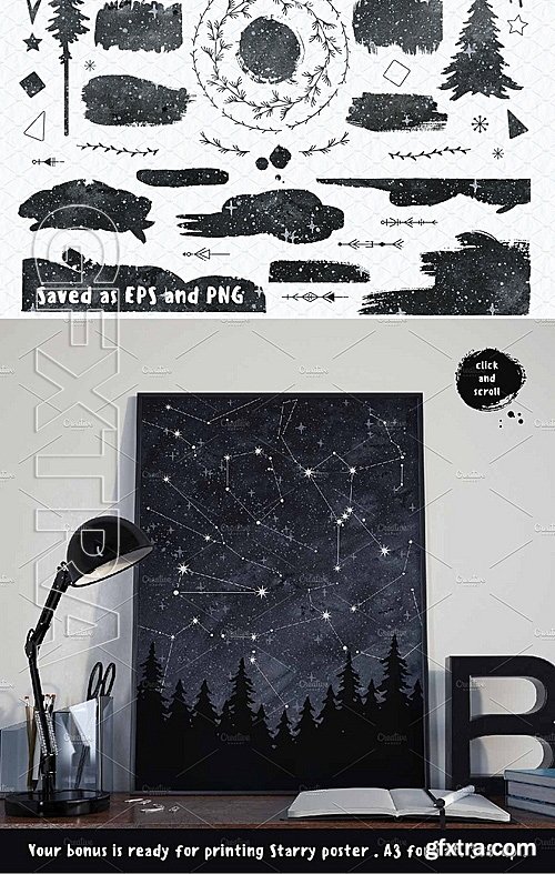 CM - Cosmic Watercolor DIY Pack vol2 1142113