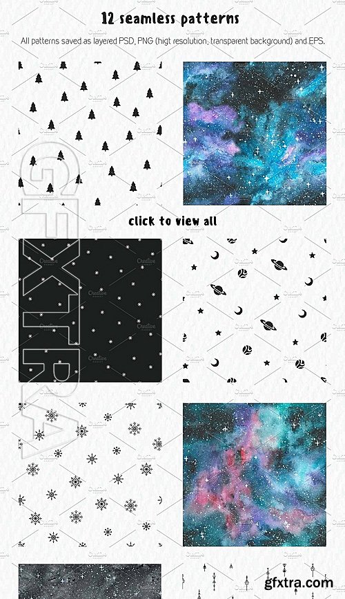 CM - Cosmic Watercolor DIY Pack vol2 1142113