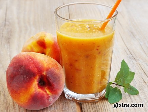 Collection peach fruit juice fresh fruit 25 HQ Jpeg