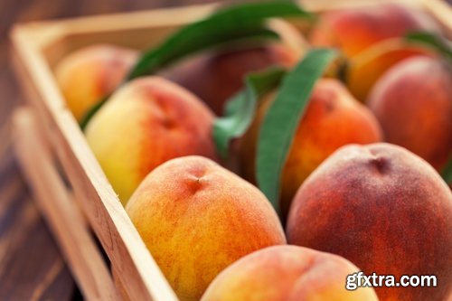 Collection peach fruit juice fresh fruit 25 HQ Jpeg