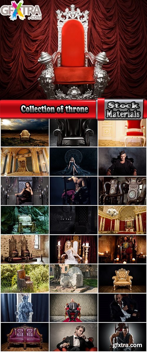 Collection of throne armchair interior medieval 25 HQ Jpeg