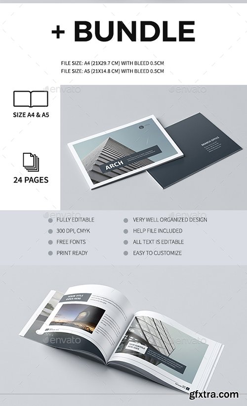 GraphicRiver - New Modern Architecture Brochure + Bundle 18814312