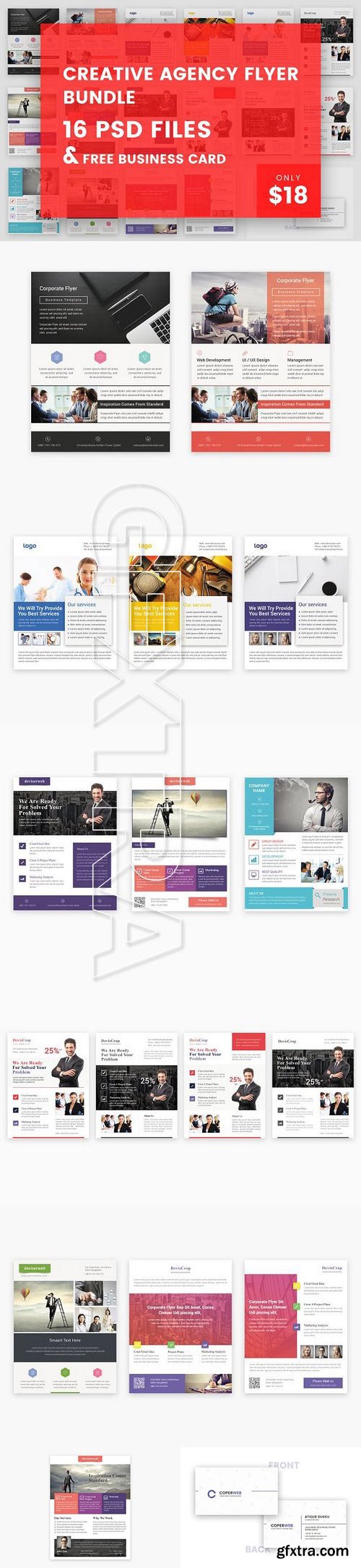 CM - 16 Creative Agency Flyer Bundle 792242