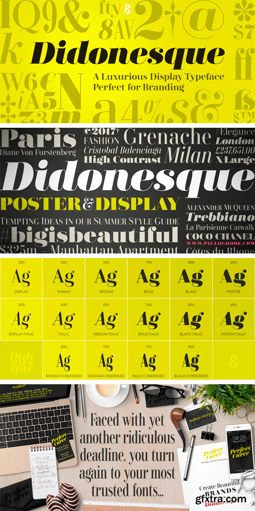 Didonesque Font Family