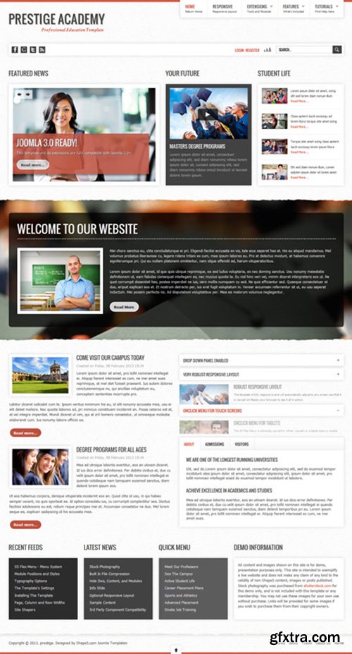 Shape5 - Prestige Academy v3.0 - Wordpress Club Theme