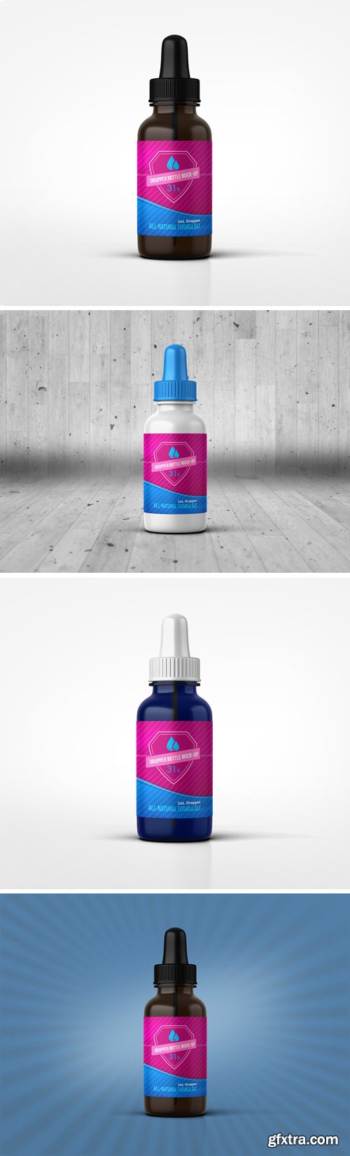 Dropper Bottle Mockup Psd