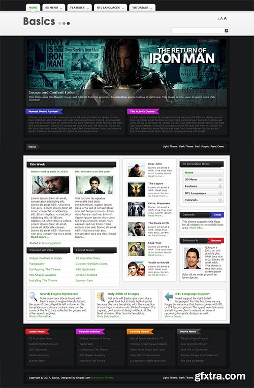 Shape5 - Basics v1.0 - Wordpress Club Theme